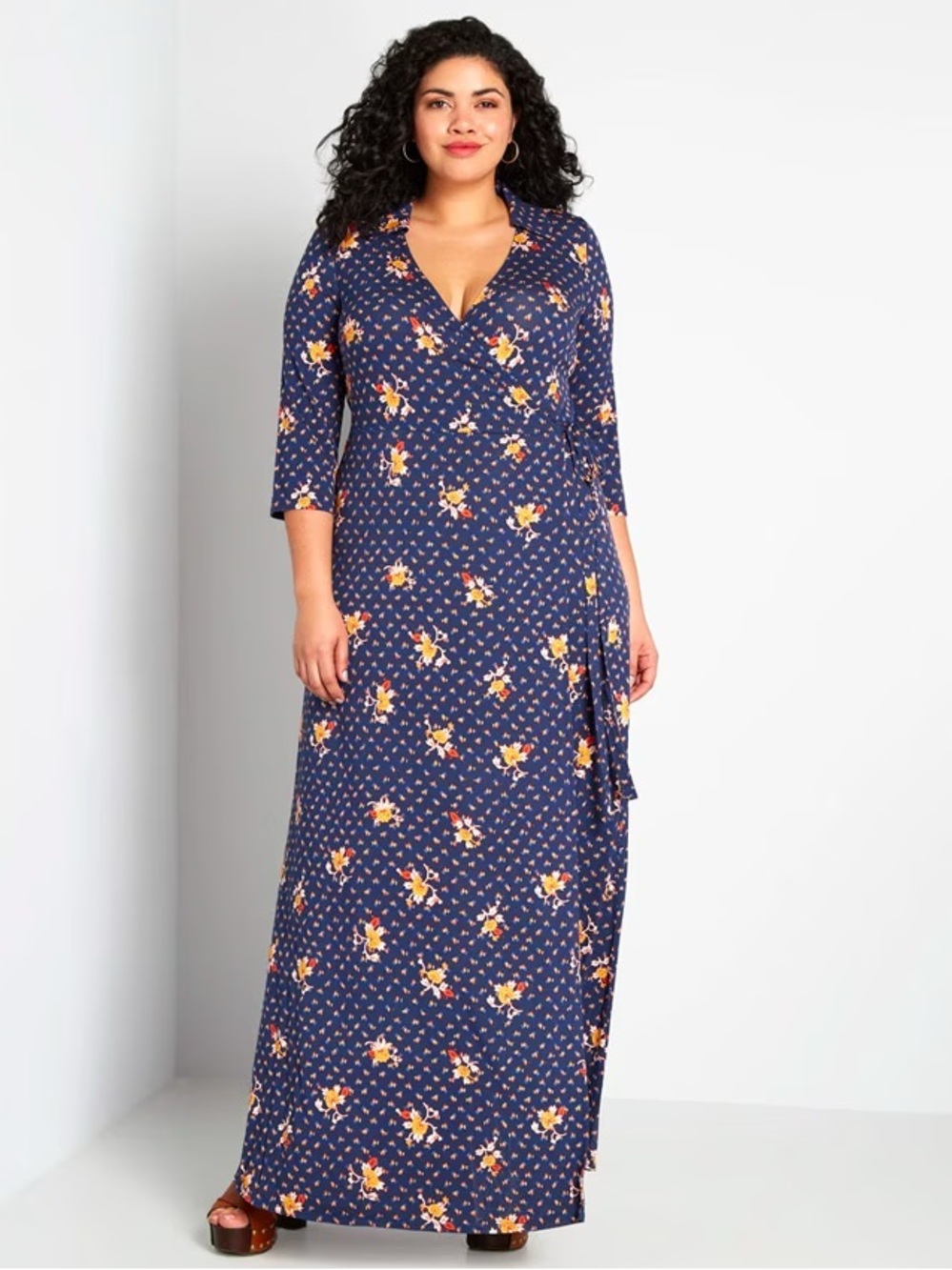 ModCloth Spring It On Me Wrap Maxi Dress
